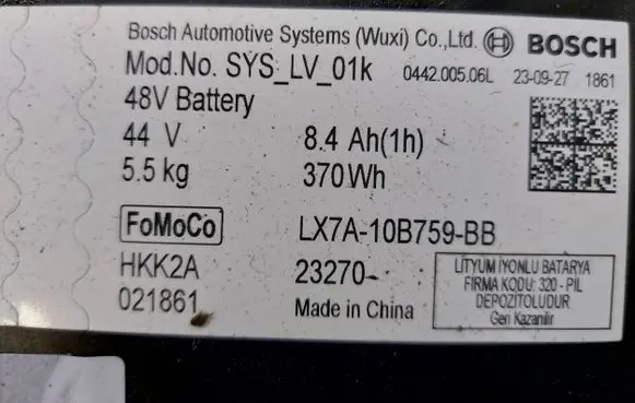 Ford Focus Car battery LX7A10B759BB