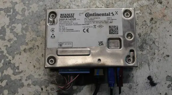 Renault Zoe GPS navigation control unit/module 2591A1403R