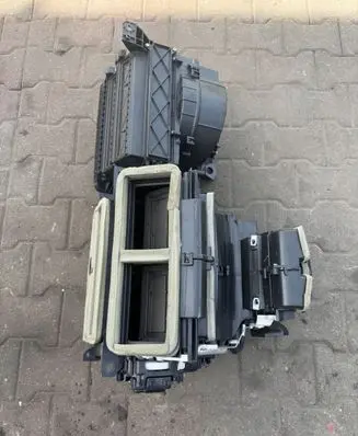 Interior heater climate box assembly