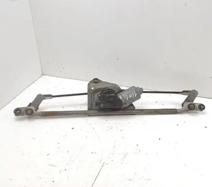 Front wiper linkage and motor