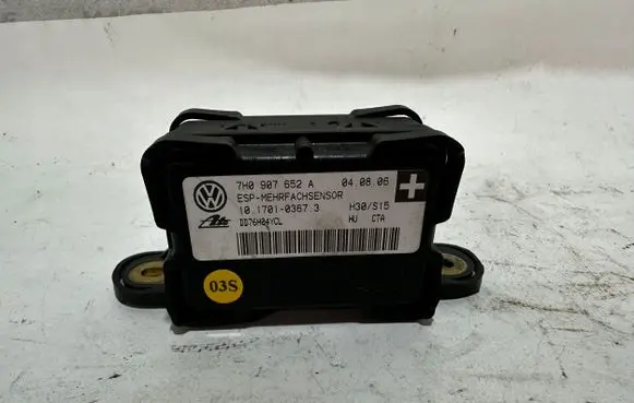 Audi Q7 4L ESP acceleration yaw rate sensor 7H0907652A
