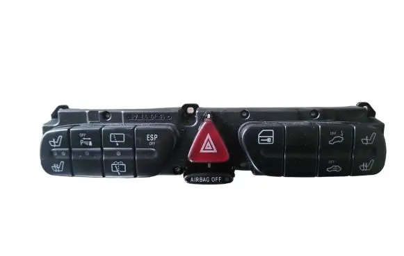 Mercedes-Benz C W203 Hazard light switch 2038219358