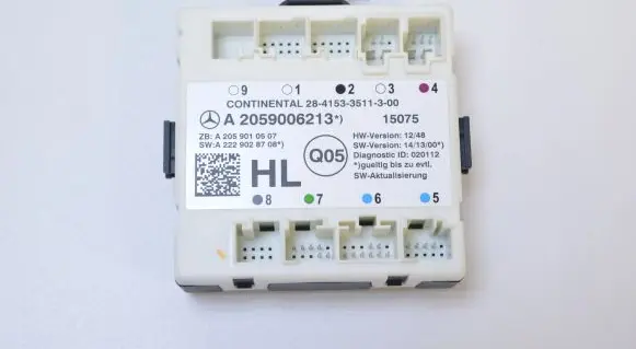 Mercedes-Benz C W205 Door control unit/module A2059006213 A2059010507