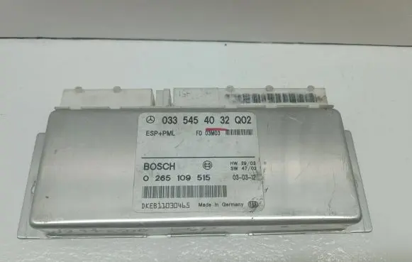 ESP (stability system) control unit