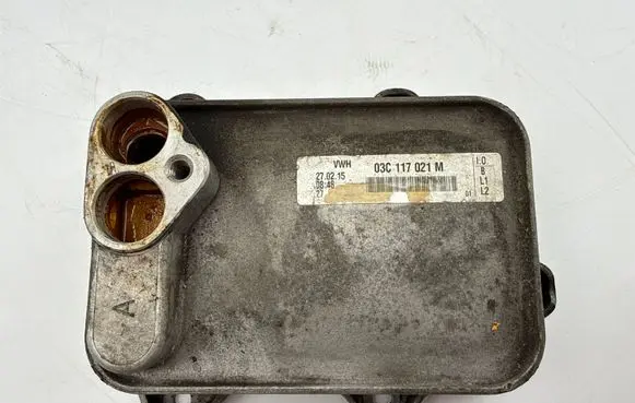 Volkswagen PASSAT B7 Engine oil radiator 03C117021M