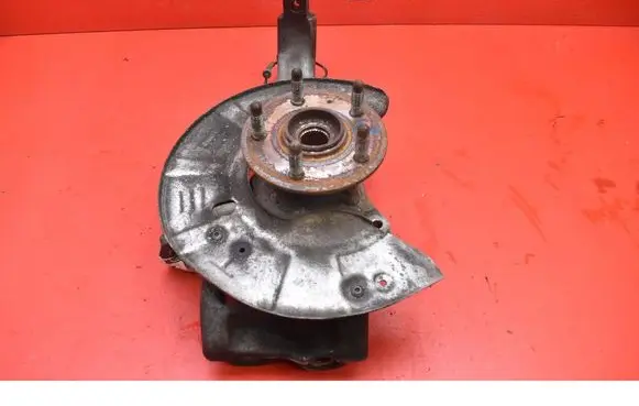 Front wheel hub spindle knuckle