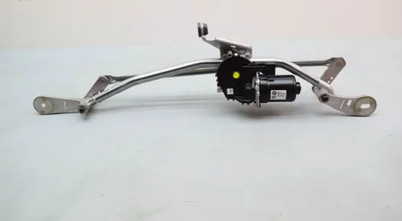 Front wiper linkage and motor