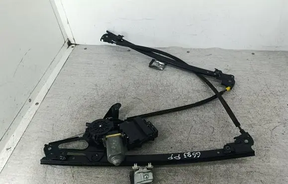 Volkswagen Sharan Front door window regulator with motor 7M3837402
