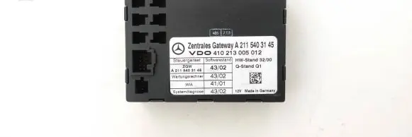 Mercedes-Benz E W211 Gateway control module A2115403145 410213005012