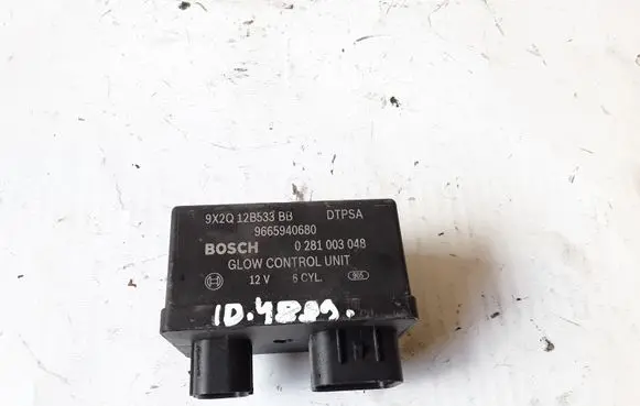 Land Rover Discovery 4 - LR4 Glow plug pre-heat relay 9665940680 0281003048 9X2Q12B533BB
