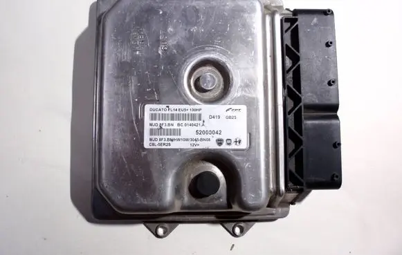Fiat Ducato Engine ECU kit and lock set BC0116590A 55261982 BT7V31C2R