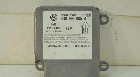 Volkswagen PASSAT B7 Airbag control unit/module 6Q0909605B 5WK42869