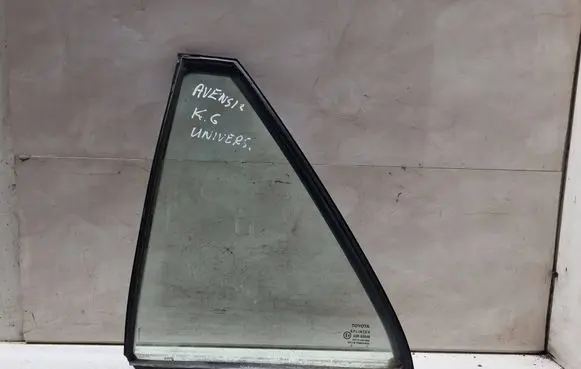 Toyota Avensis T250 Rear vent window glass 43R00048 DOT24AS2M68