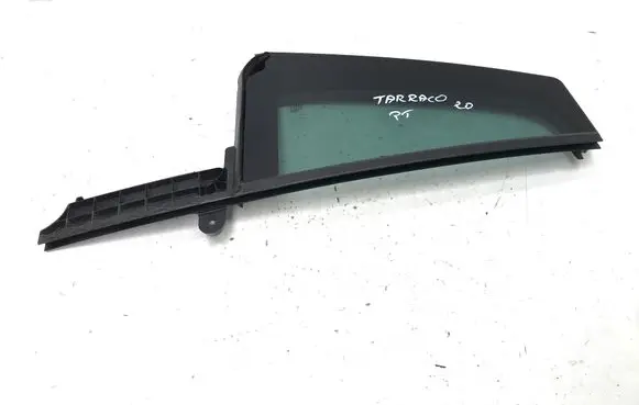 Rear vent window glass