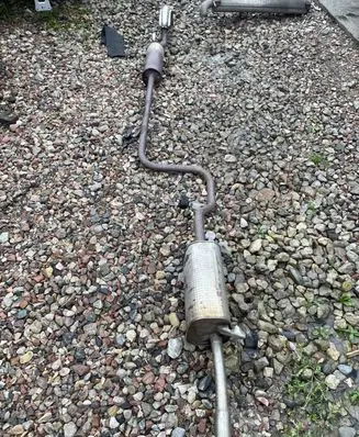 Opel Corsa F Muffler/silencer PSA4356 PSA4357