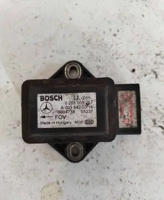 Mercedes-Benz E W211 ESP acceleration yaw rate sensor A0035420318 0265005267