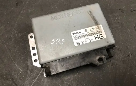 Opel Zafira A Engine control unit/module 0261203587 90492381HG