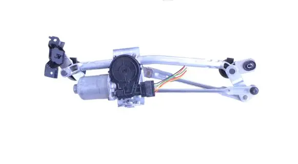 Front wiper linkage and motor