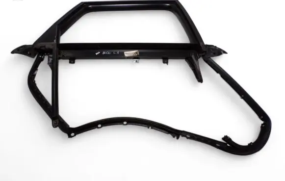 Audi A6 S6 C6 4F Rear door window/glass frame 4F0833346C 4F0867416C
