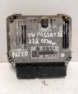 Volkswagen PASSAT B6 Engine control unit/module 03G906021AC 1039S12043 0281012719