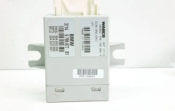 BMW 5 F10 F11 Air suspension control unit module (rear) 6799677 0371712