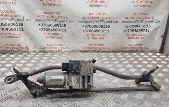 Audi A4 S4 B8 8K Front wiper linkage and motor 8K1955119 8T1955119