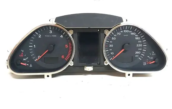 Audi A6 S6 C6 4F Speedometer (instrument cluster) 5550007301