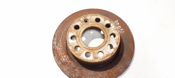 Skoda Octavia Mk2 (1Z) Rear brake disc neventiliuojamas