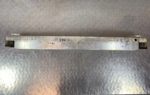 Rear bumper support beam