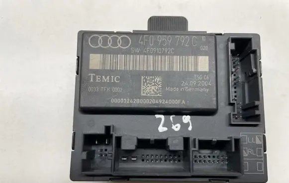 Audi A6 S6 C6 4F Door control unit/module 4F0959792C 4F0910792C