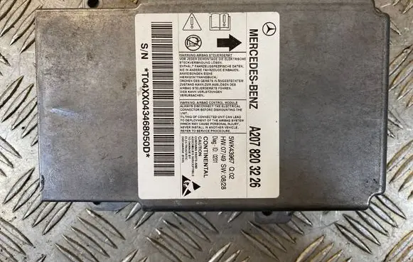 Mercedes-Benz E C207 W207 Airbag control unit/module A2078203226 5WK43967