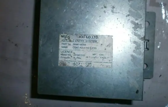 Nissan Maxima Other control units/modules 2859543U05