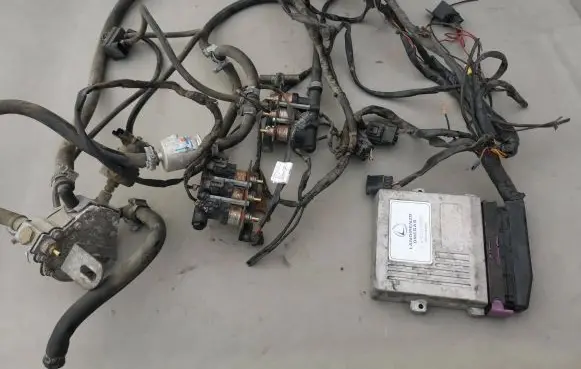 Audi A6 S6 C6 4F Gas equipment kit without a tank 616469000