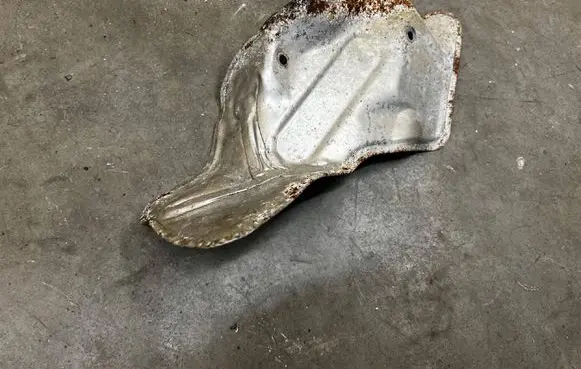 Mercedes-Benz GL X166 Heat shield in engine bay A1662412034