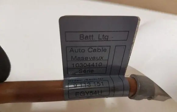 BMW 3 E90 E91 Positive cable (battery) 6929706 911315101