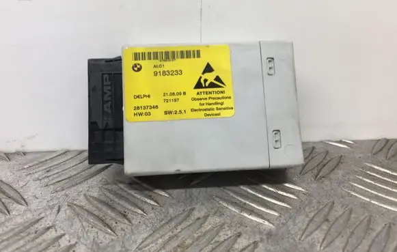 BMW 5 E60 E61 Center console control module 9183233
