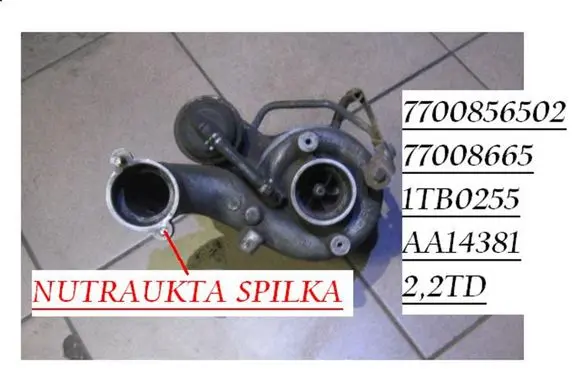 Renault Laguna II Turbo 77008665 AA14381