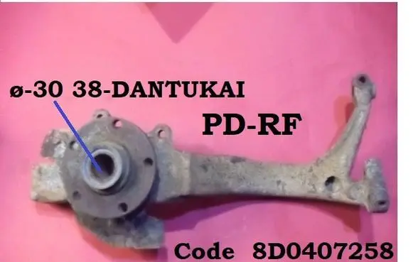 Volkswagen PASSAT B5 Front wheel hub spindle knuckle 8D0407258