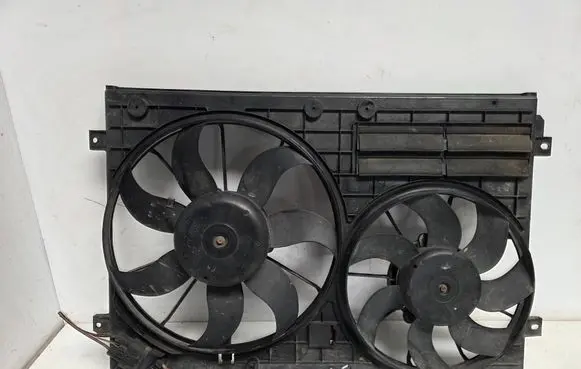 Volkswagen PASSAT B6 Electric radiator cooling fan 3C0959455F 1K0121207AA