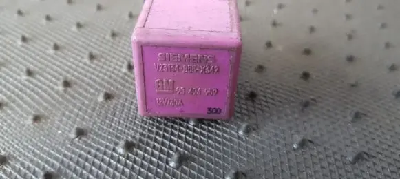 Opel Zafira A Other relay 90494959 V23134-B55-X342