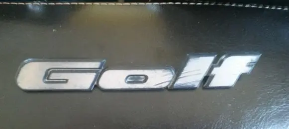 Volkswagen Golf II Rear loading door model letters 191853687J