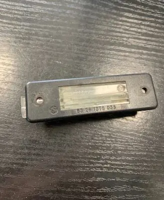BMW 5 E34 Number plate light 63261378056