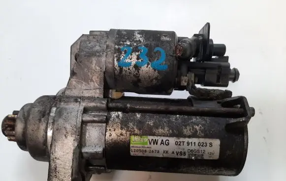 Volkswagen Polo IV 9N3 Starter motor 02T911023S