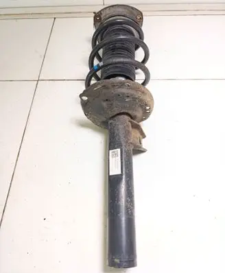 Front shock absorber with coil spring