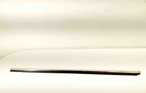 Front door glass trim molding