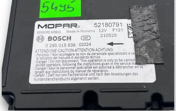 Jeep Renegade Central body control module S5495 52180791