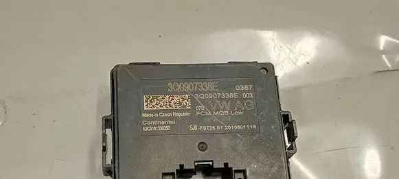 Skoda Octavia Mk3 (5E) Other control units/modules 3Q0907338E
