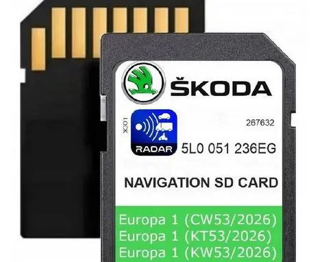 Skoda Octavia Mk3 (5E) Screen/display/small screen 5L0051236EG MIB2
