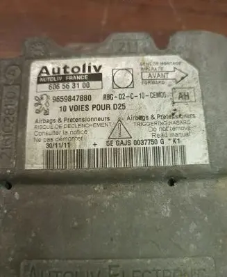 Peugeot 407 Airbag control unit/module 606563100 9659847880