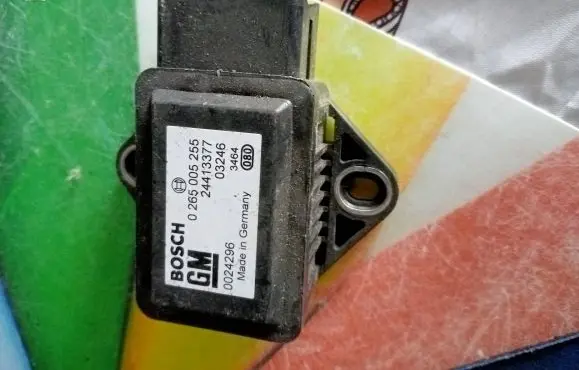 Opel Zafira A ESP acceleration yaw rate sensor 24413377 0265005255